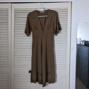 Yireh Compass Jumper - Olive green